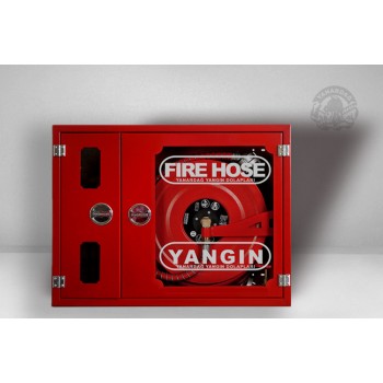 ÇİFT CAM KAPILI SIVA ALTI TÜPLÜ YANGIN DOLABI 