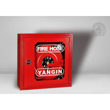 SIVA ÜSTÜ TEK KABIN CAMLI YANGIN DOLABI