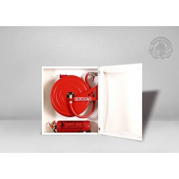 YATAY TÜPLÜ YANGIN DOLABI BEYAZ